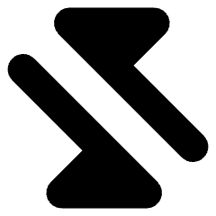 Triangle Arrow Transfer Diagonal Large 2 Icon from Core Solid Set