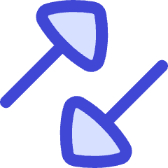 Triangle Arrow Transfer Diagonal Large 3 Icon from Flex Duo Set