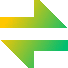 Triangle Arrow Transfer Horizontal Large 1 Icon from Sharp Gradient Set
