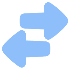 Triangle Arrow Transfer Horizontal Large 2 Icon from Plump Flat Set