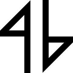 Triangle Arrow Transfer Vertical Large 1 Icon from Sharp Line Set
