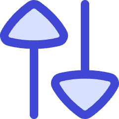 Triangle Arrow Transfer Vertical Large 2 Icon from Flex Duo Set