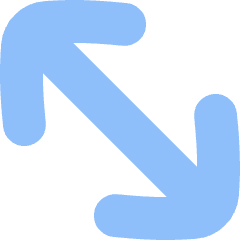 Diagonal Line Arrow Large 2 Icon from Flex Flat Set