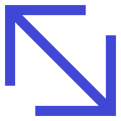 Line Arrow Diagonal Large 2 Icon from Sharp Duo Set