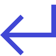Line Arrow Bend Down Left Large Icon from Sharp Duo Set