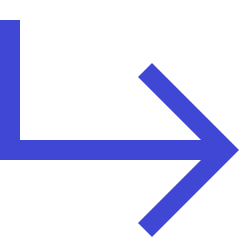 Line Arrow Bend Down Right Large Icon from Sharp Duo Set