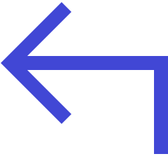 Line Arrow Bend Up Left Large Icon from Sharp Duo Set