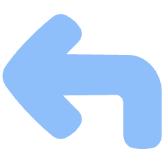 Line Arrow Bend Up Left Large Icon from Plump Flat Set