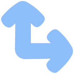 Line Arrow Bottom Left Corner Large Icon from Plump Flat Set