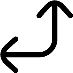 Line Arrow Bottom Right Corner Large Icon from Flex Line Set