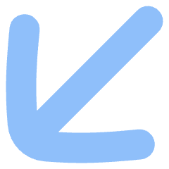 Line Arrow Diagonal Bottom Left Large Icon from Flex Flat Set