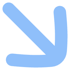 Line Arrow Diagonal Bottom Right Large Icon from Flex Flat Set