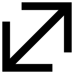 Line Arrow Diagonal Large 1 Icon from Sharp Remix Set