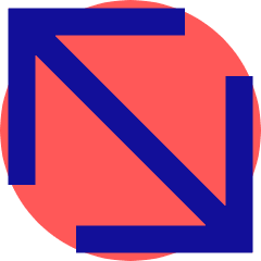 Line Arrow Diagonal Large 2 Icon from Sharp Pop Set