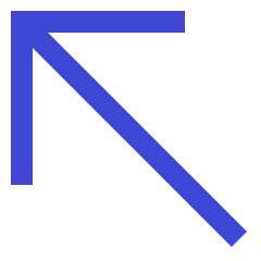 Line Arrow Diagonal Upper Left Large Icon from Sharp Duo Set