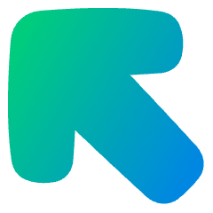 Line Arrow Diagonal Upper Left Large Icon from Plump Gradient Set