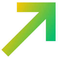 Line Arrow Diagonal Upper Right Large Icon from Sharp Gradient Set