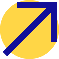Line Arrow Diagonal Upper Right Large Icon from Sharp Pop Set
