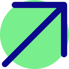 Line Arrow Diagonal Upper Right Large Icon from Core Pop Set