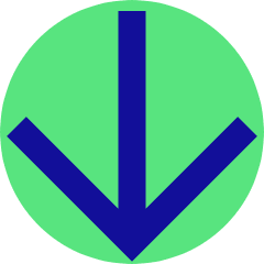 Line Arrow Down Large 1 Icon from Sharp Pop Set