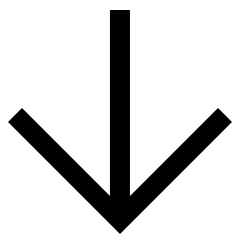 Line Arrow Down Large 1 Icon from Sharp Line Set