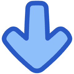 Line Arrow Down Large 1 Icon from Plump Duo Set