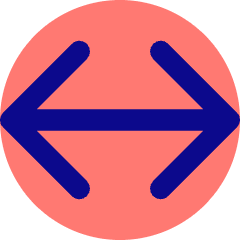 Line Arrow Horizontal Large Icon from Core Pop Set