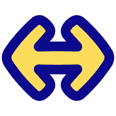 Line Arrow Horizontal Large Icon from Plump Pop Set