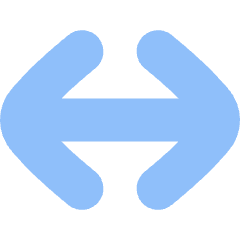Line Arrow Horizontal Large Icon from Flex Flat Set