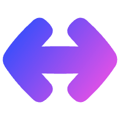 Line Arrow Horizontal Large Icon from Plump Gradient Set