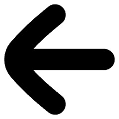 Line Arrow Left Large 1 Icon from Flex Solid Set