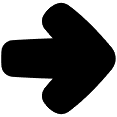 Line Arrow Right Large 1 Icon from Plump Solid Set