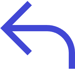 Line Arrow Turn Backward Large Icon from Sharp Duo Set