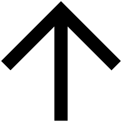 Line Arrow Up Large 1 Icon from Sharp Remix Set
