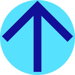 Line Arrow Up Large 1 Icon from Sharp Pop Set
