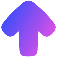 Line Arrow Up Large 1 Icon from Plump Gradient Set