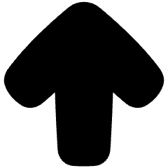 Line Arrow Up Large 1 Icon from Plump Solid Set