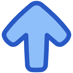 Line Arrow Up Large 1 Icon from Plump Duo Set