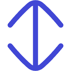 Line Arrow Vertical Large Icon from Flex Duo Set