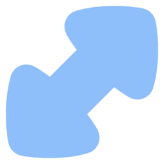 Diagonal Triangle Arrow Large 1 Icon from Flex Flat Set