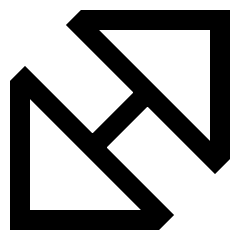 Diagonal Triangle Arrow Large 1 Icon from Sharp Line Set
