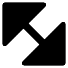 Diagonal Triangle Arrow Large 2 Icon from Core Remix Set