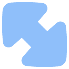Diagonal Triangle Arrow Large 2 Icon from Plump Flat Set