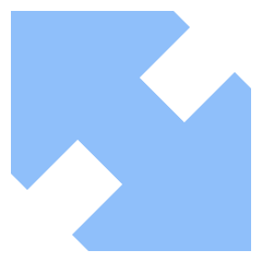 Diagonal Triangle Arrow Large 2 Icon from Sharp Flat Set