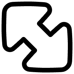 Diagonal Triangle Arrow Large 2 Icon from Plump Line Set