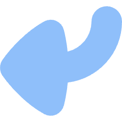Triangle Arrow Bend Down Left Large Icon from Flex Flat Set