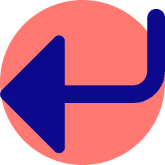 Triangle Arrow Bend Down Left Large Icon from Core Pop Set