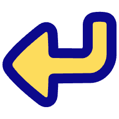Triangle Arrow Bend Down Left Large Icon from Plump Pop Set