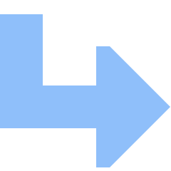 Triangle Arrow Bend Down Right Large Icon from Sharp Flat Set