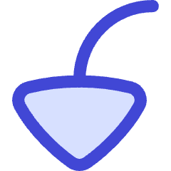 Triangle Arrow Bend Left Down Large Icon from Flex Duo Set